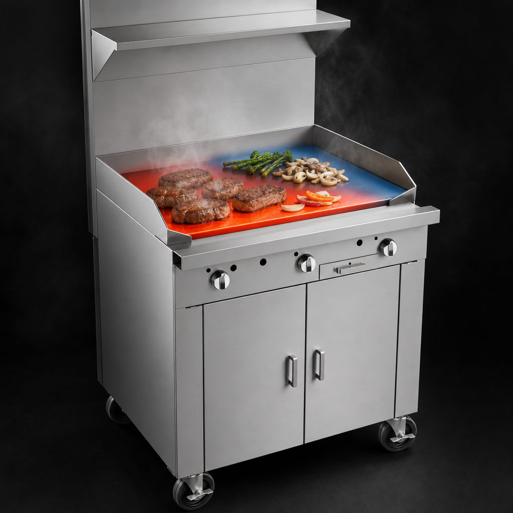 High-Heat Cooking Zone