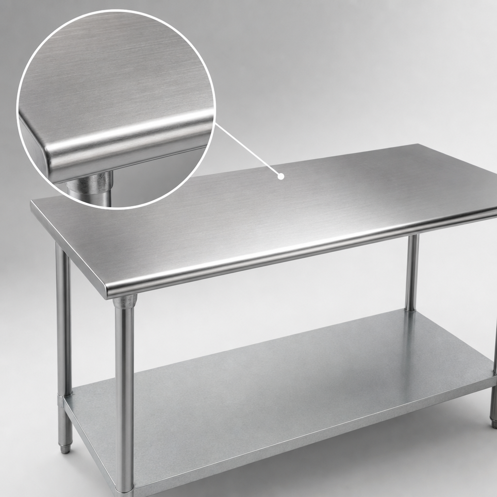 16-Gauge 430 Stainless Steel Top