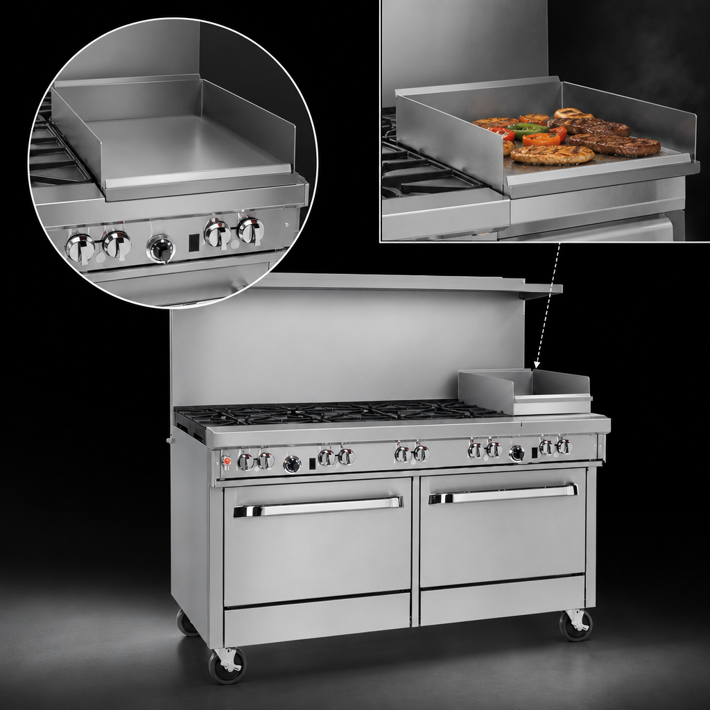 Raised Griddle/Broiler