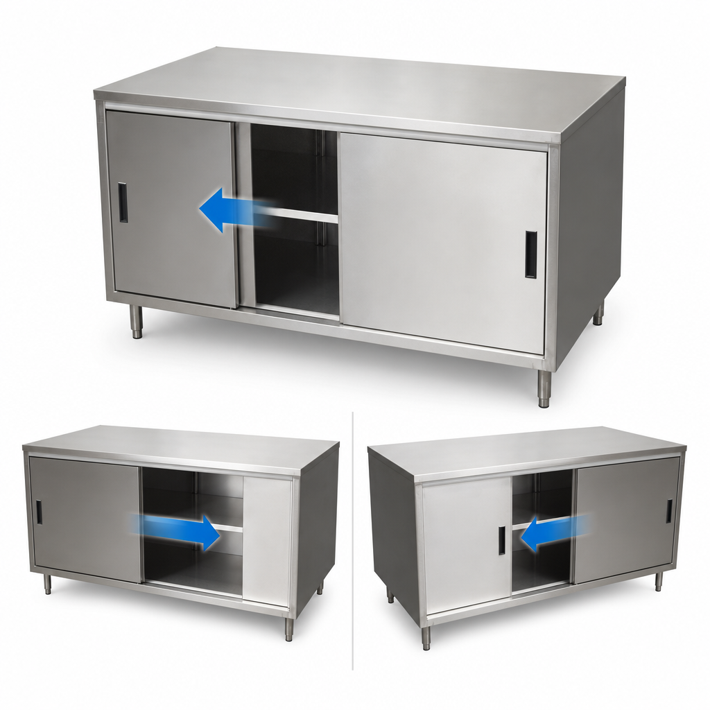 Dual Access Sliding Doors