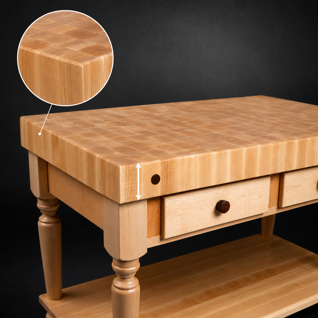 4-Inch Thick End-Grain Top