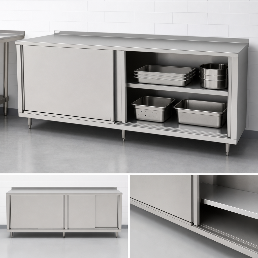 Cabinet Base With Sliding Doors