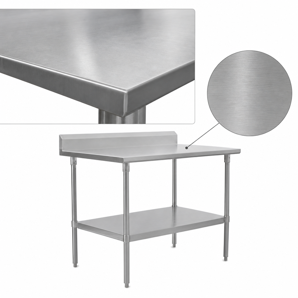 16-Gauge Type 300 Stainless Steel Top