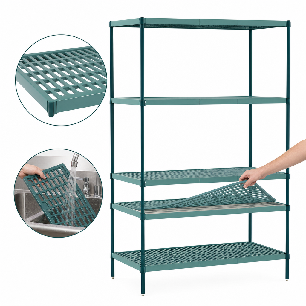 Removable Polymer Shelf Mats