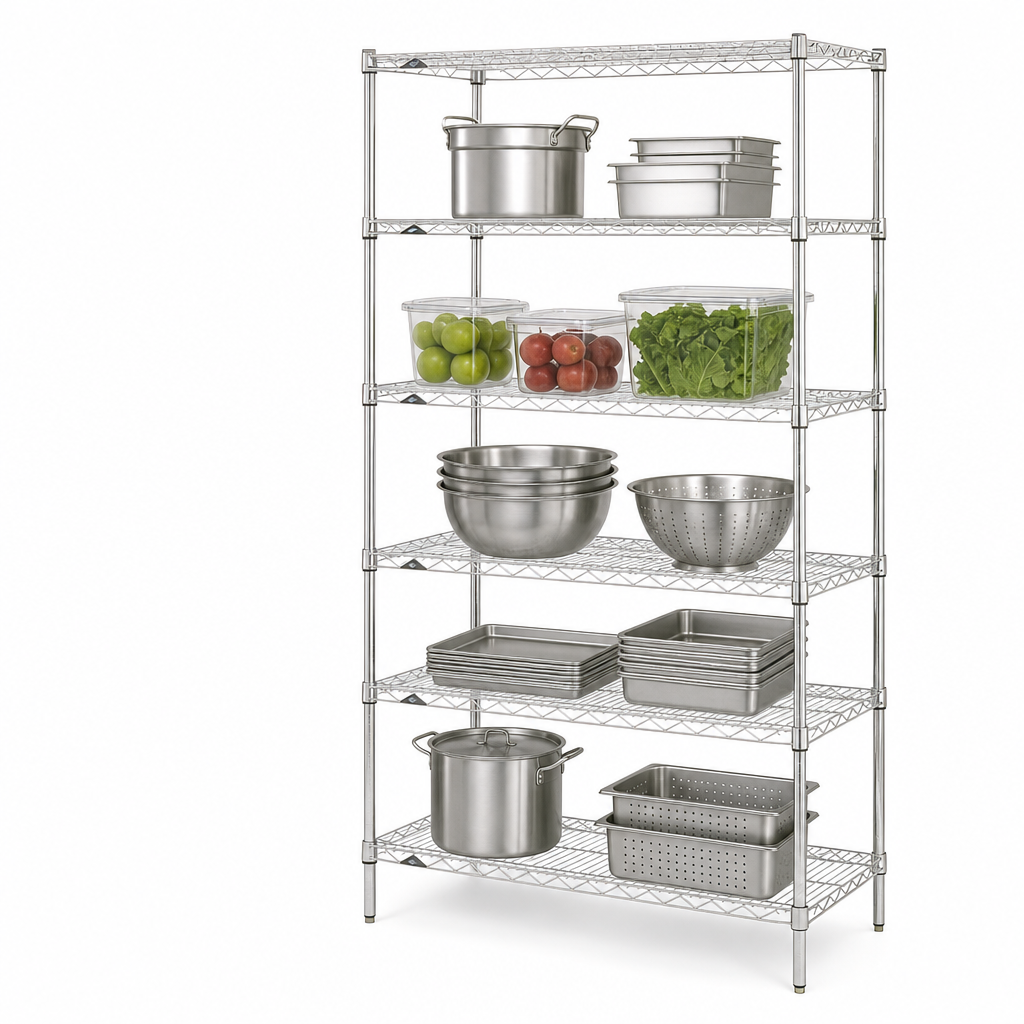 Five Wire Shelves