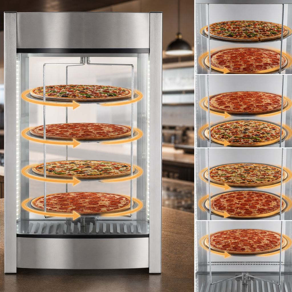 Four Rotating Racks