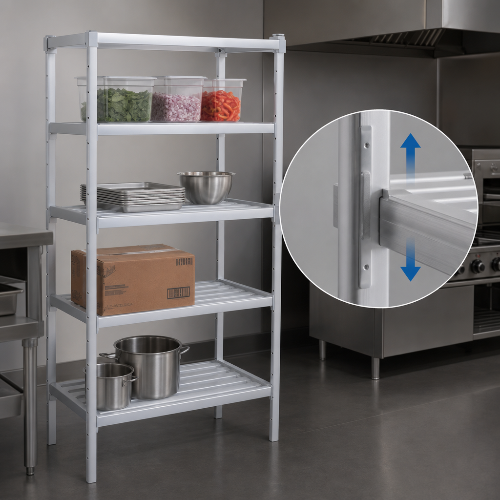 Adjustable Tubular Shelves