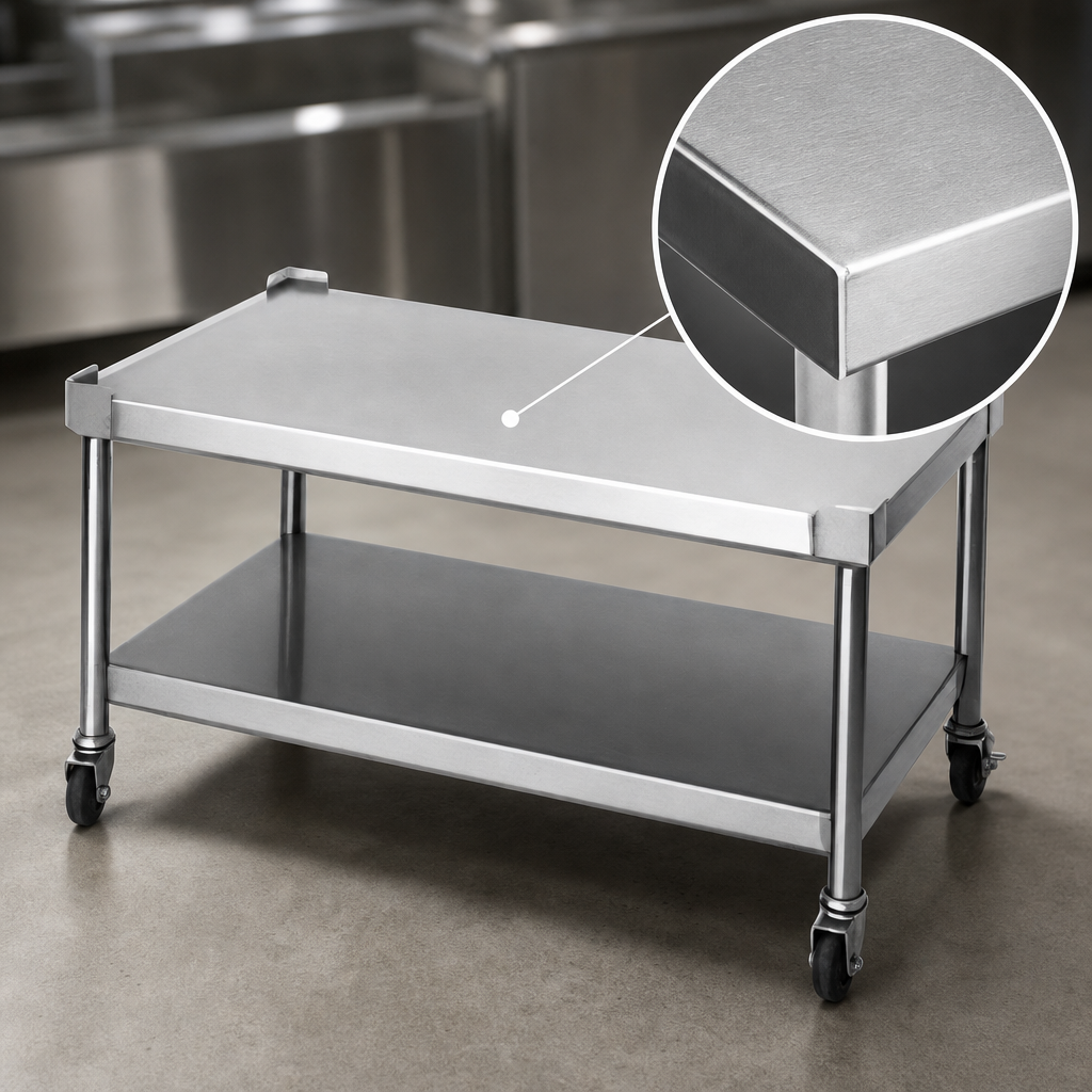 14-Gauge Stainless Steel Top