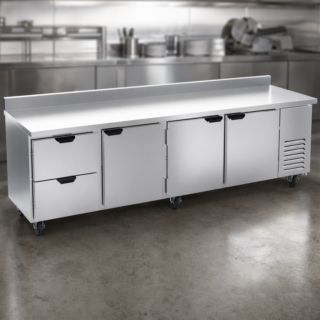 Stainless Steel Exterior and Worktop