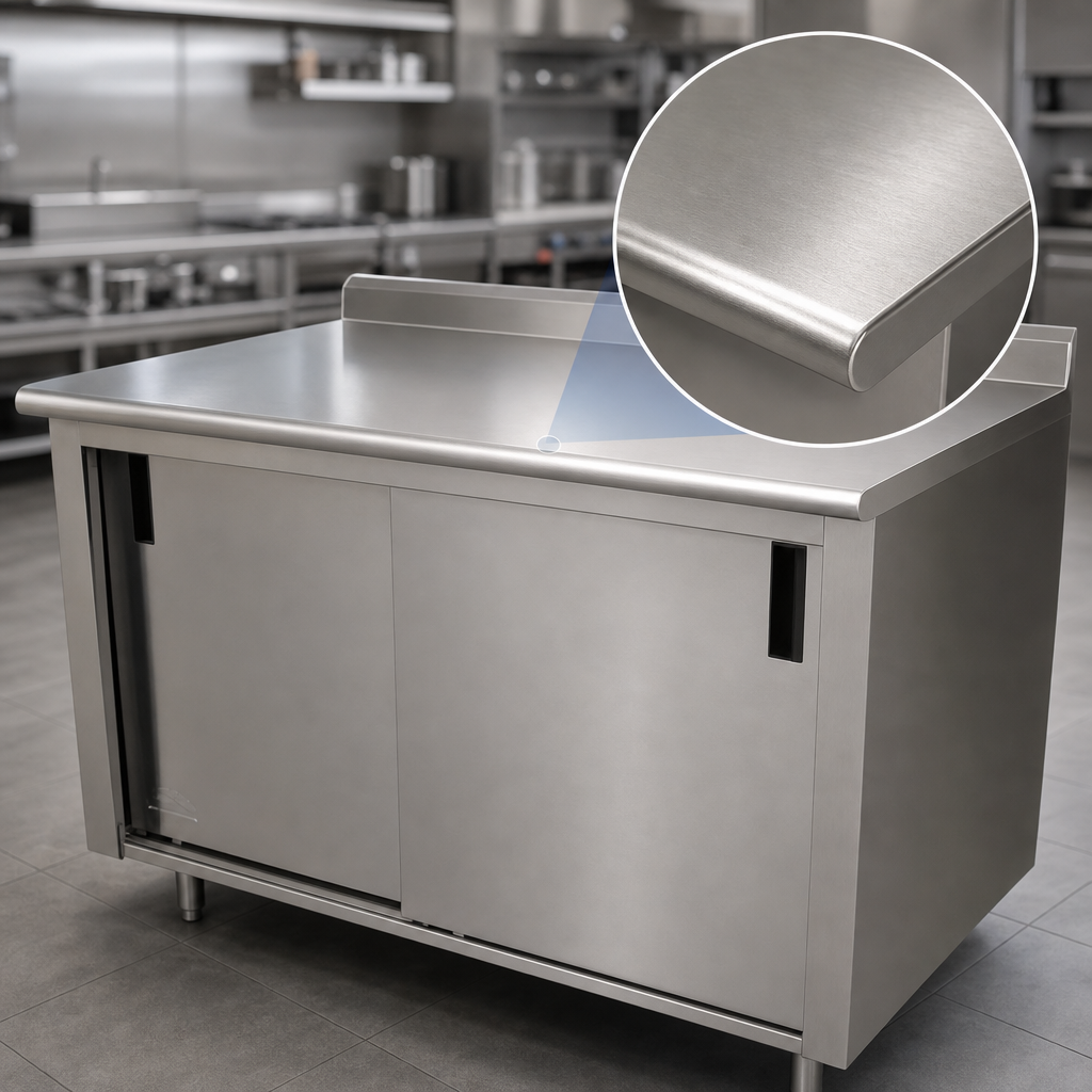 14-Gauge 304 Stainless Steel Top