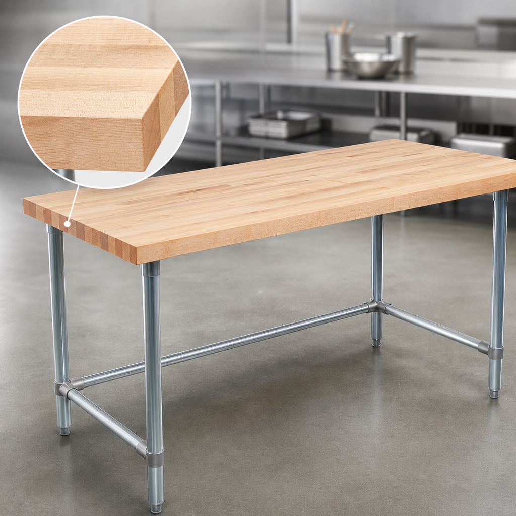 Edge-Grain Maple Top