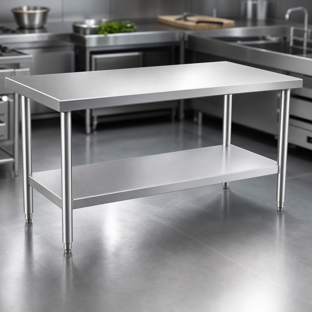 14-Gauge Stainless Steel Top