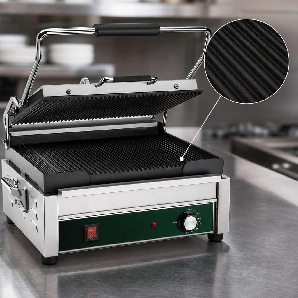 Ribbed Cast Iron Plates