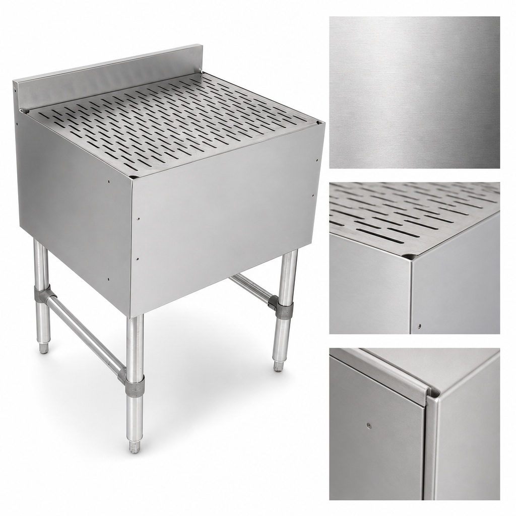 18-Gauge Type 300 Stainless Steel Construction