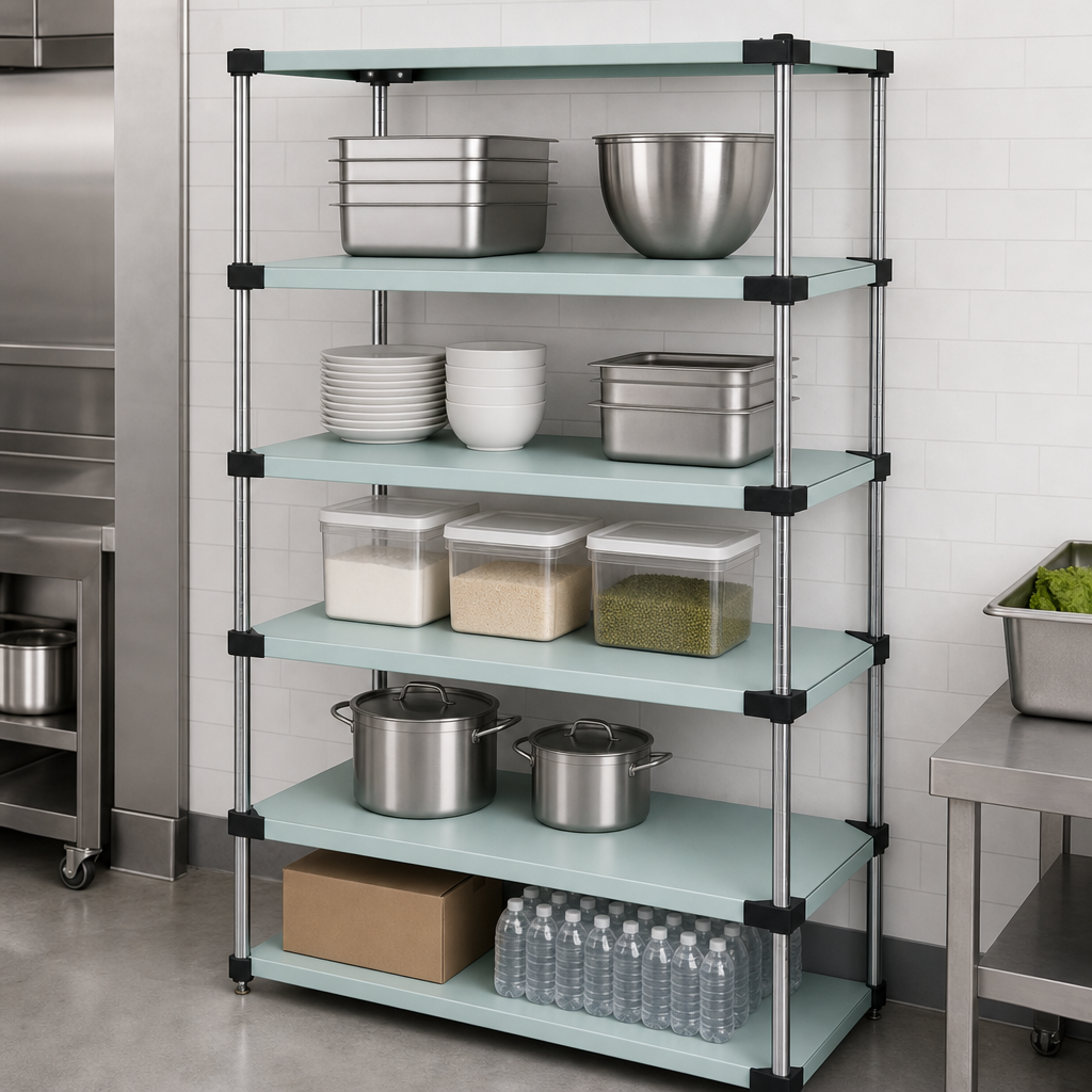 Five Solid Shelves