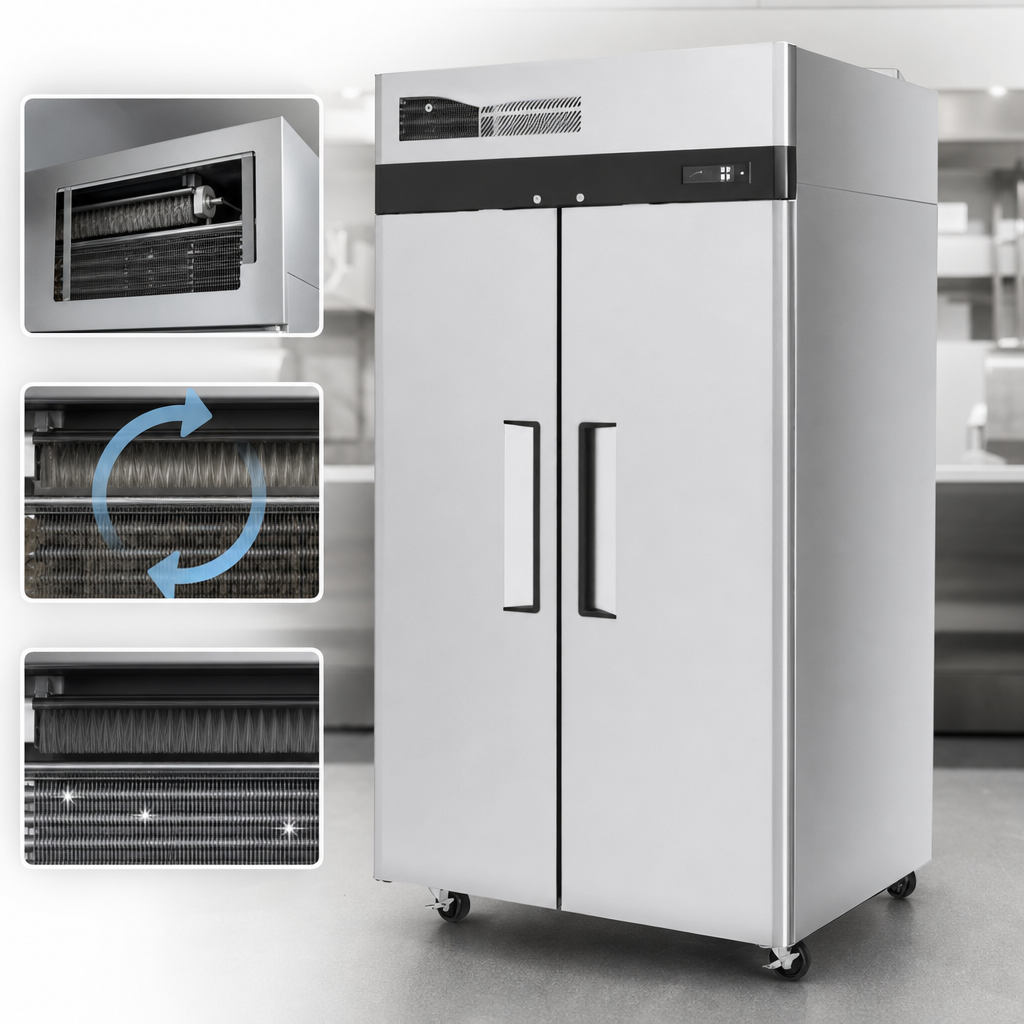 Self-Cleaning Condenser