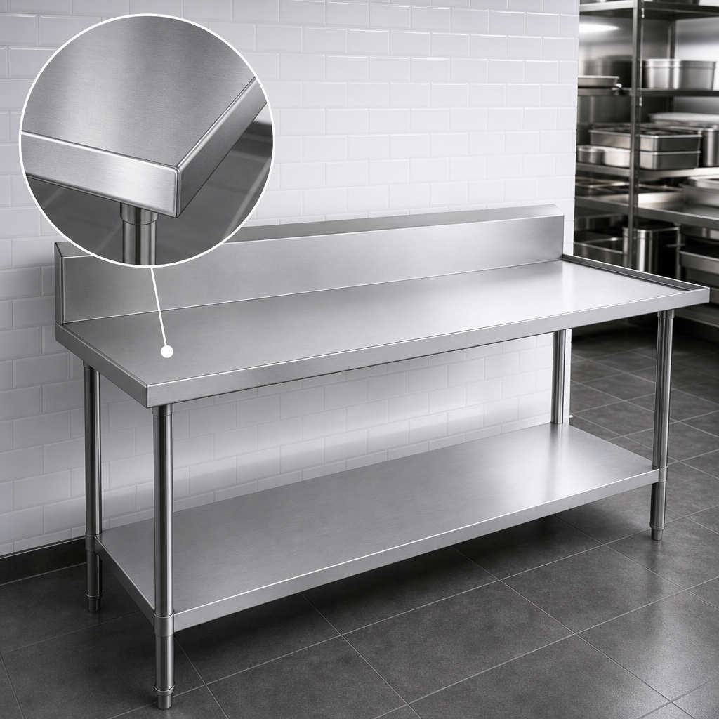 14-Gauge 304 Stainless Steel Top