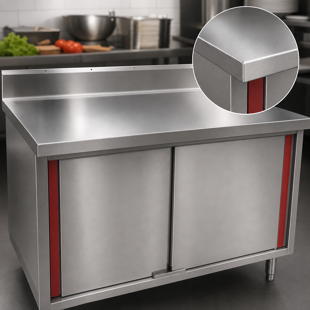 14-Gauge 304 Stainless Steel Top