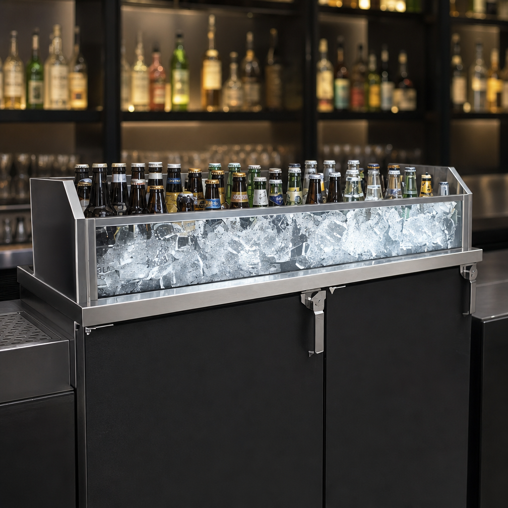 Back-Bar Beverage Display