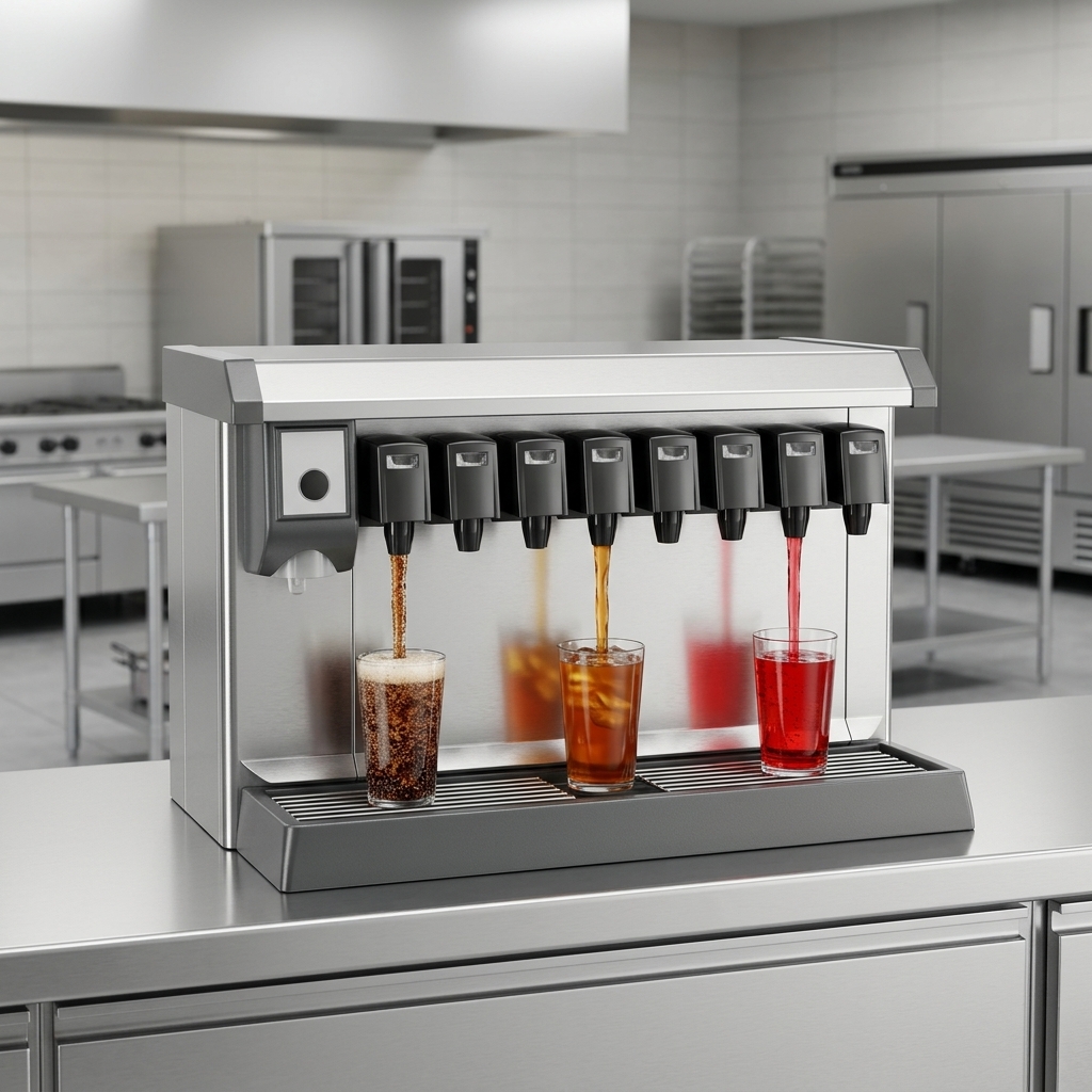 Experience ultimate beverage versatility with the 8-valve drink rail and QuickCarb
							™ manifold, allowing easy switching between carbonated and non-carbonated drinks.