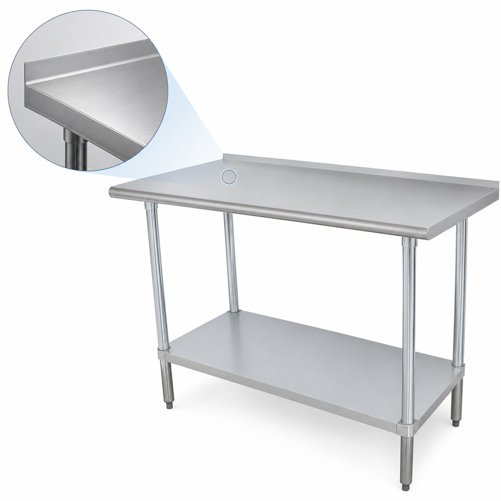 14 Gauge 304 Stainless Steel Top