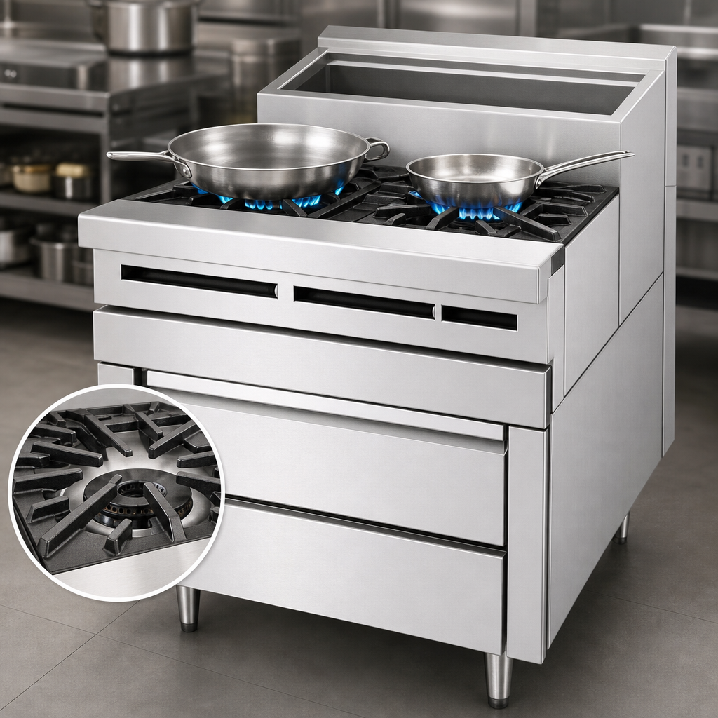 High-Performance Open Burners
