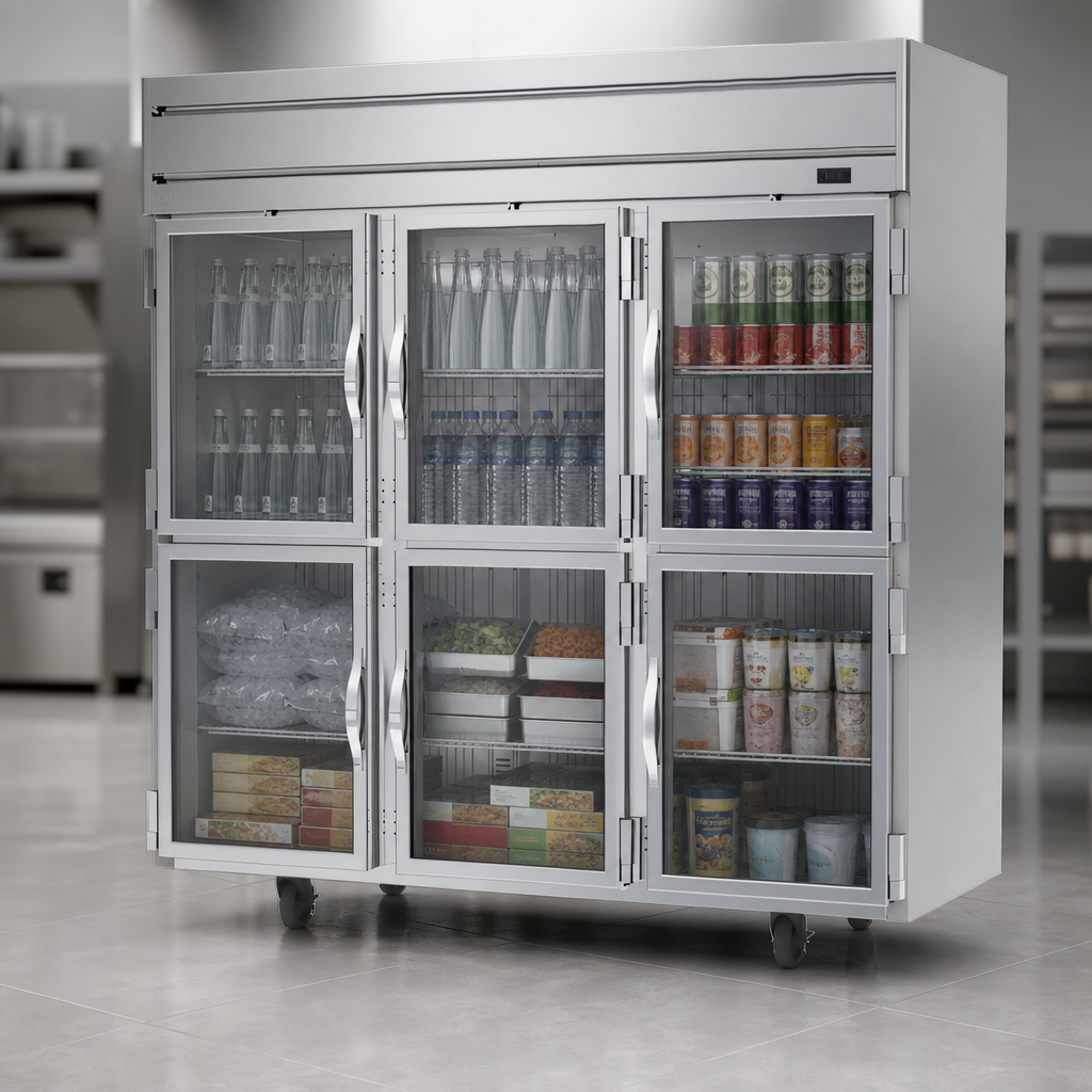 Half Glass Door Display