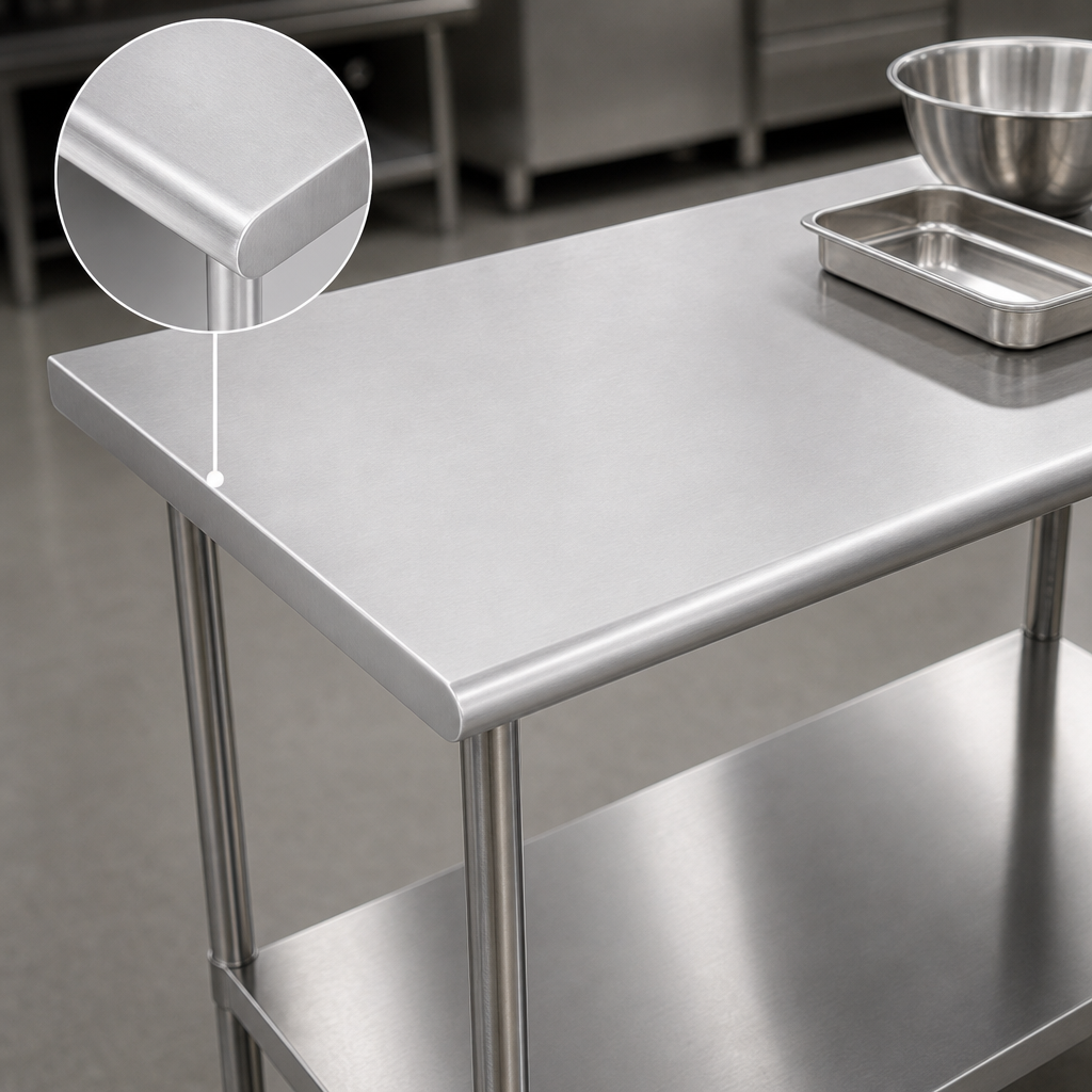 18-Gauge 400-Series Stainless Steel Top
