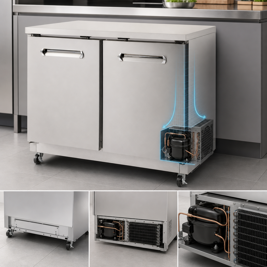 Self-Contained Rear Bottom Mounted Refrigeration