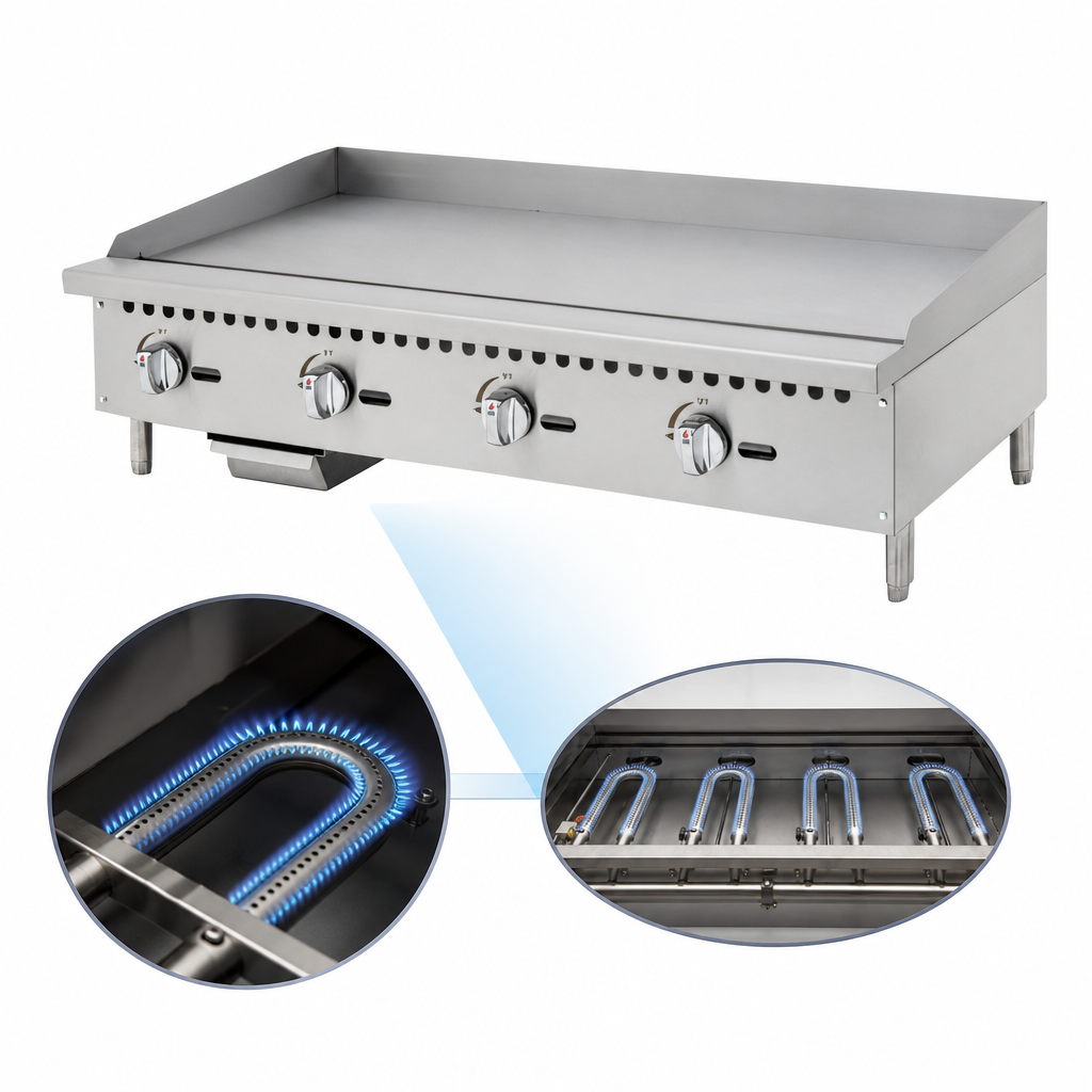 High-Output U-Shaped Burners