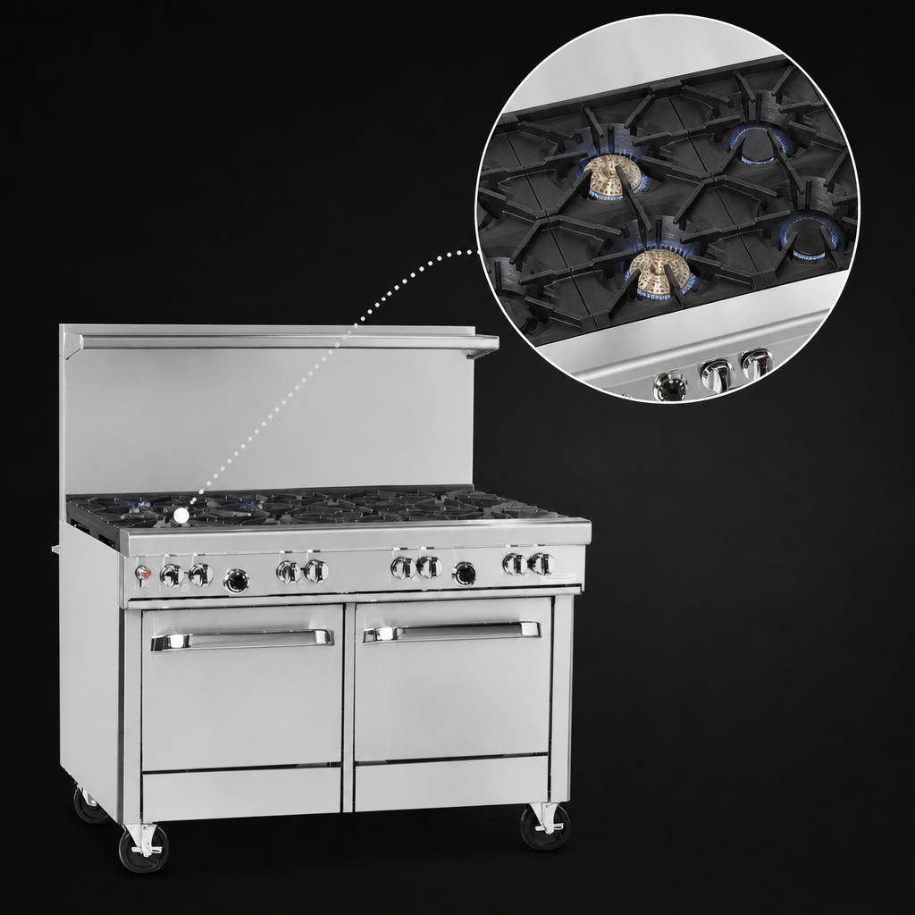 Six-Burner Top