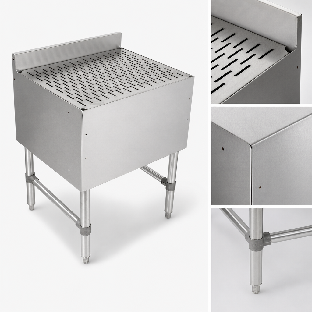 18-Gauge Type 300 Stainless Steel Construction