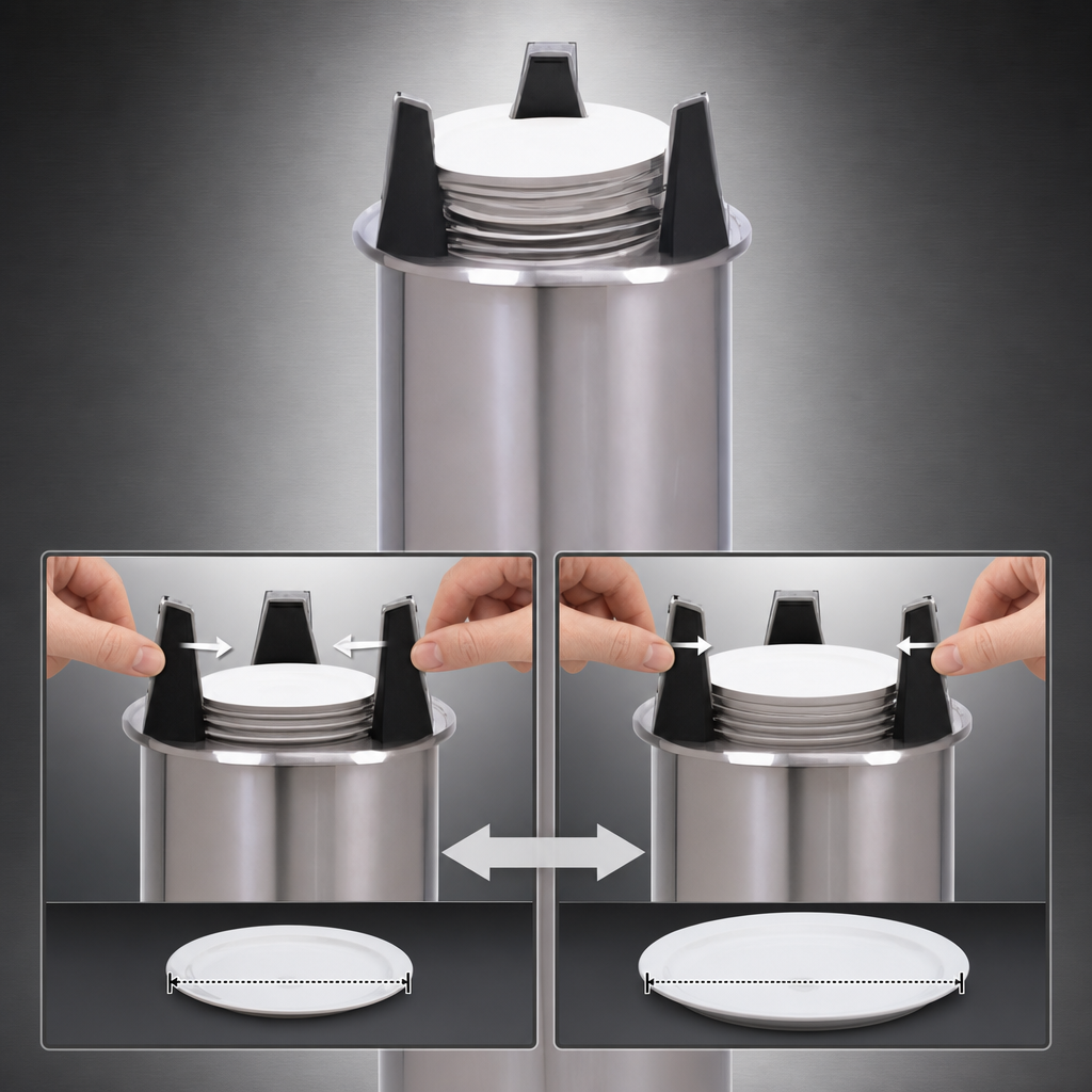 Field-Adjustable Plate Range