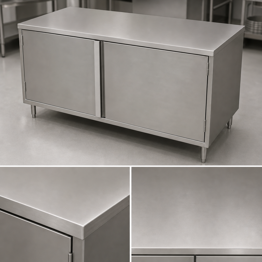 Flat Stainless Steel Top