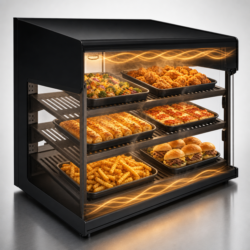 Air Curtain Heated Display