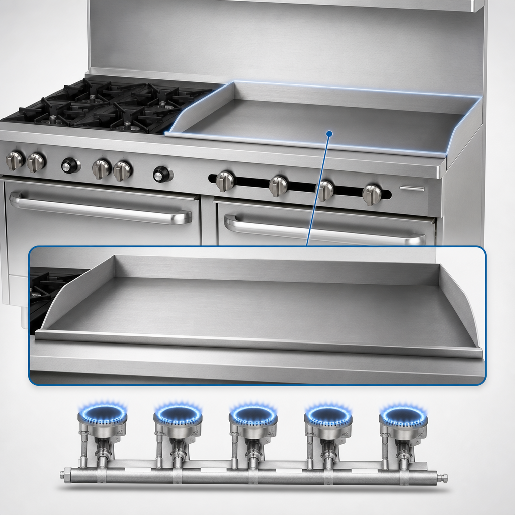48-Inch Griddle Section