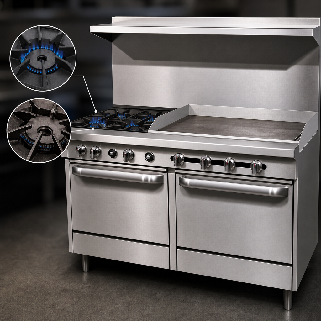 Dual Open Burners
