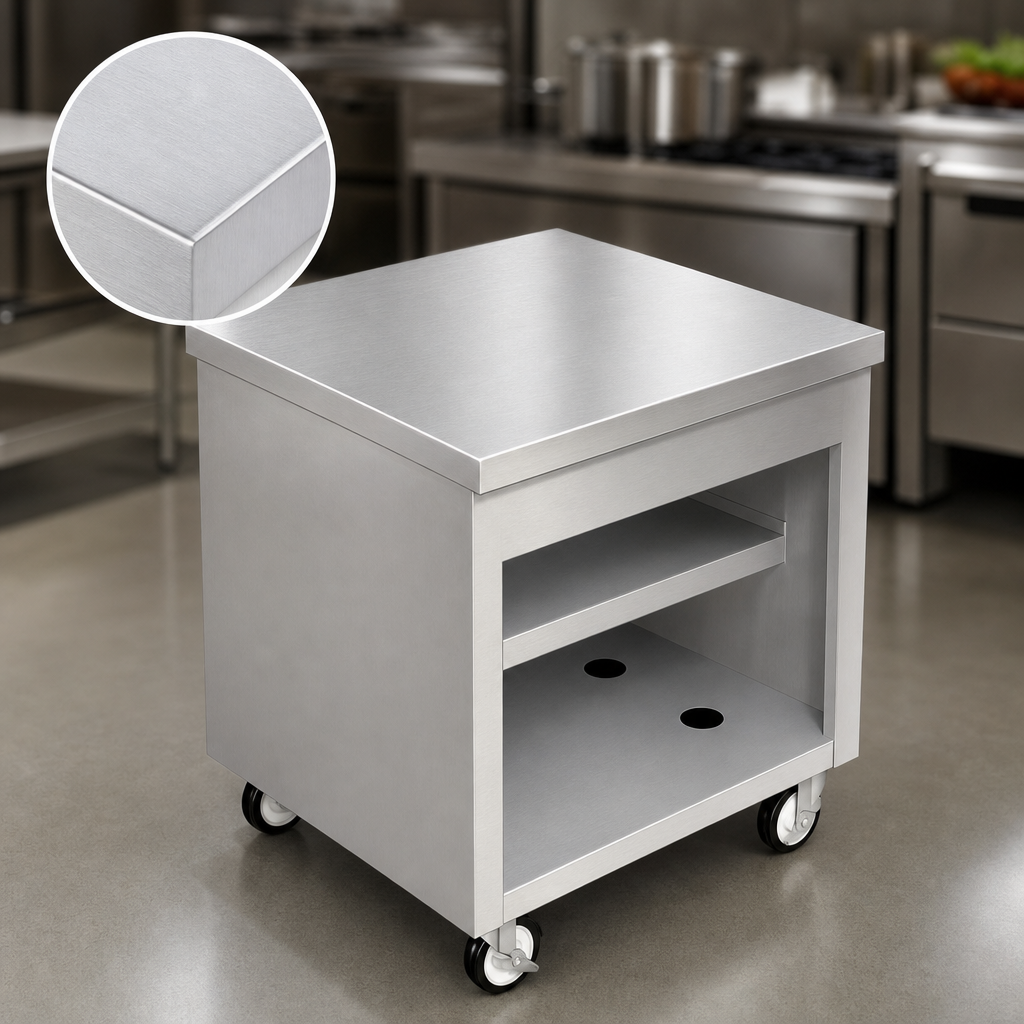 Solid Stainless Steel Top
