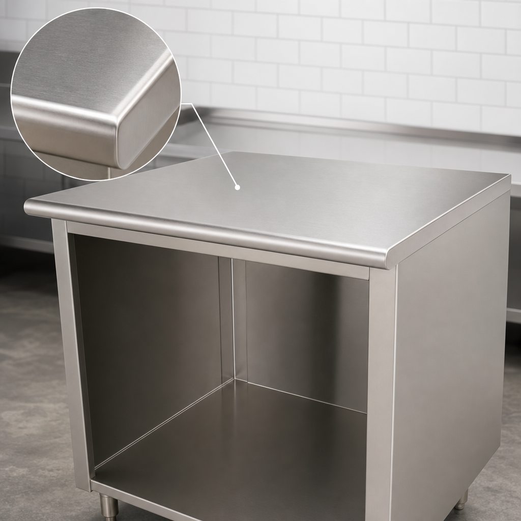 16 Gauge 304 Stainless Steel Top