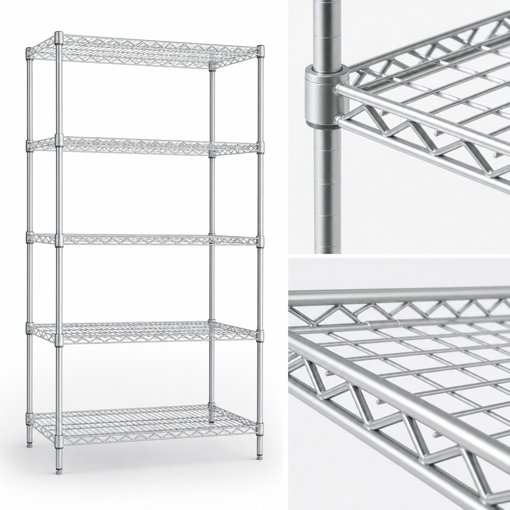 Patented QuadTruss Shelves