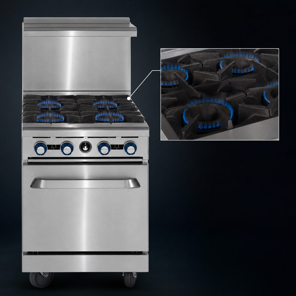 Six-Burner Top