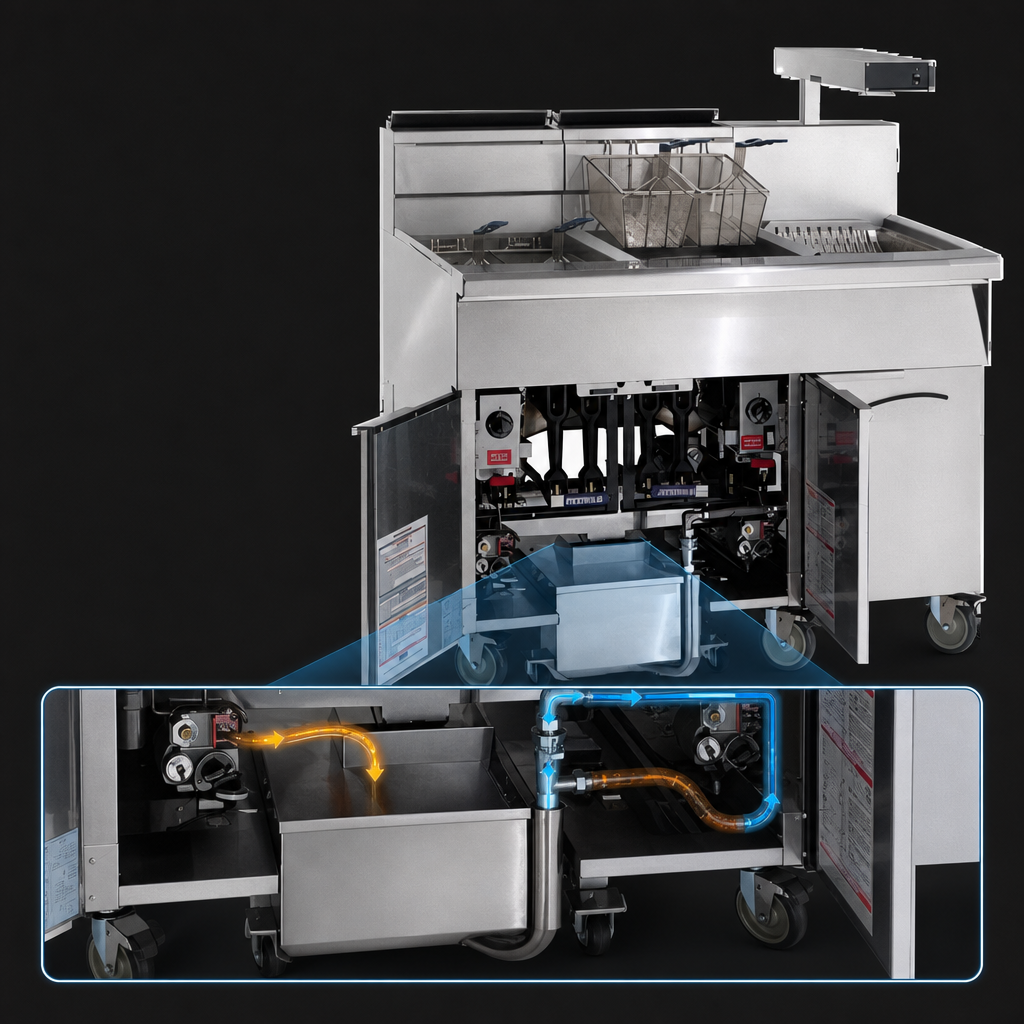 Built-In Under-Fryer Filter System