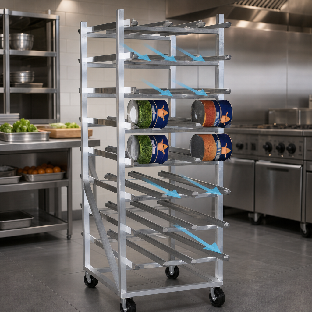 Gravity-Fed Shelf Design