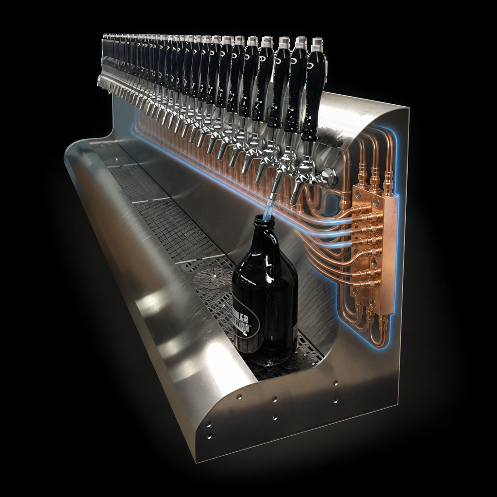 Glycol-Cooled Beverage Path