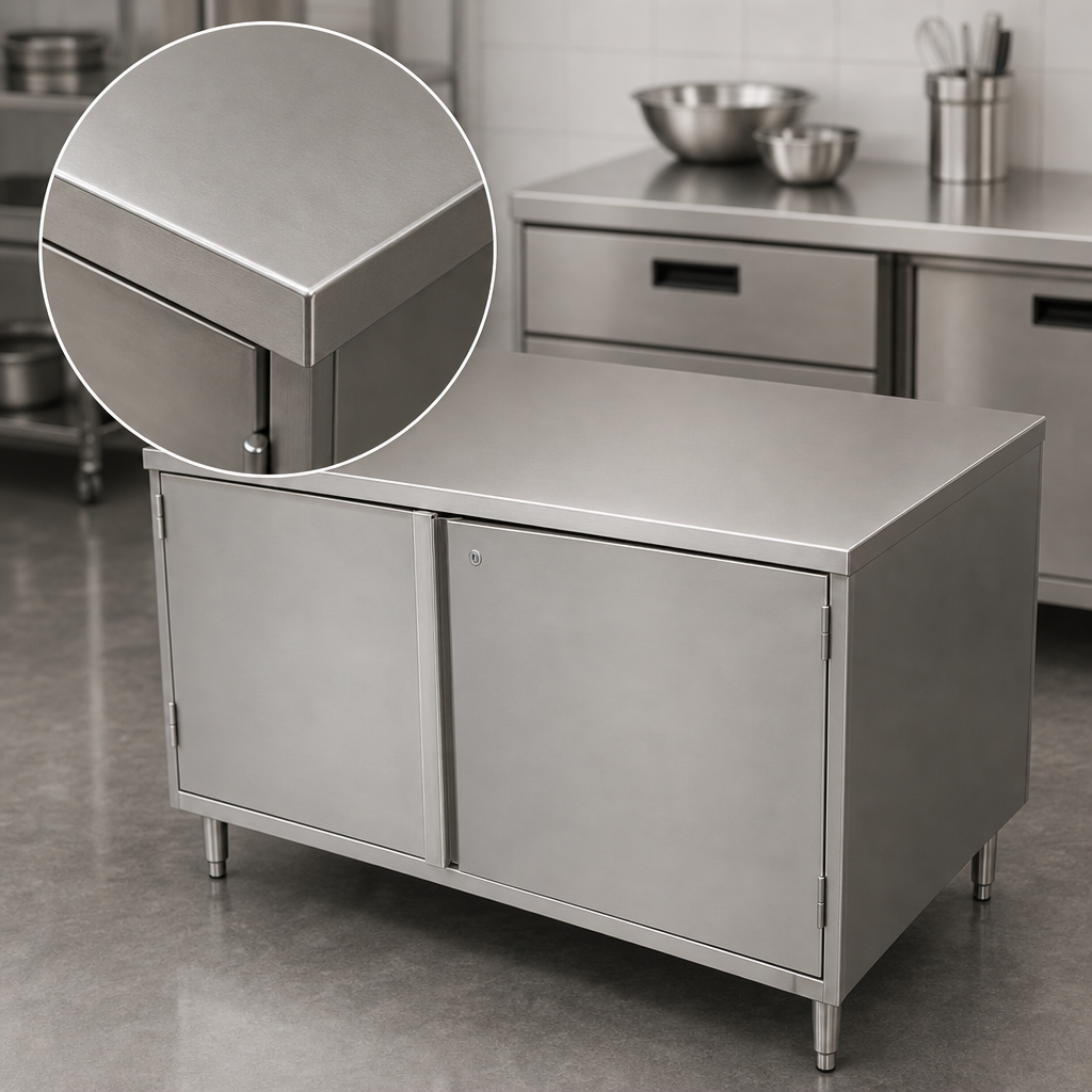 14-Gauge 304 Stainless Steel Top