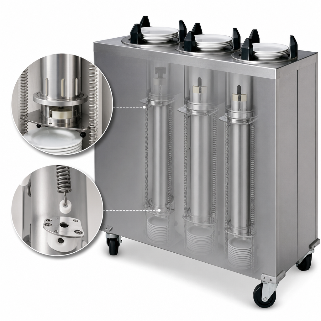 Self-Leveling Dispenser Mechanism