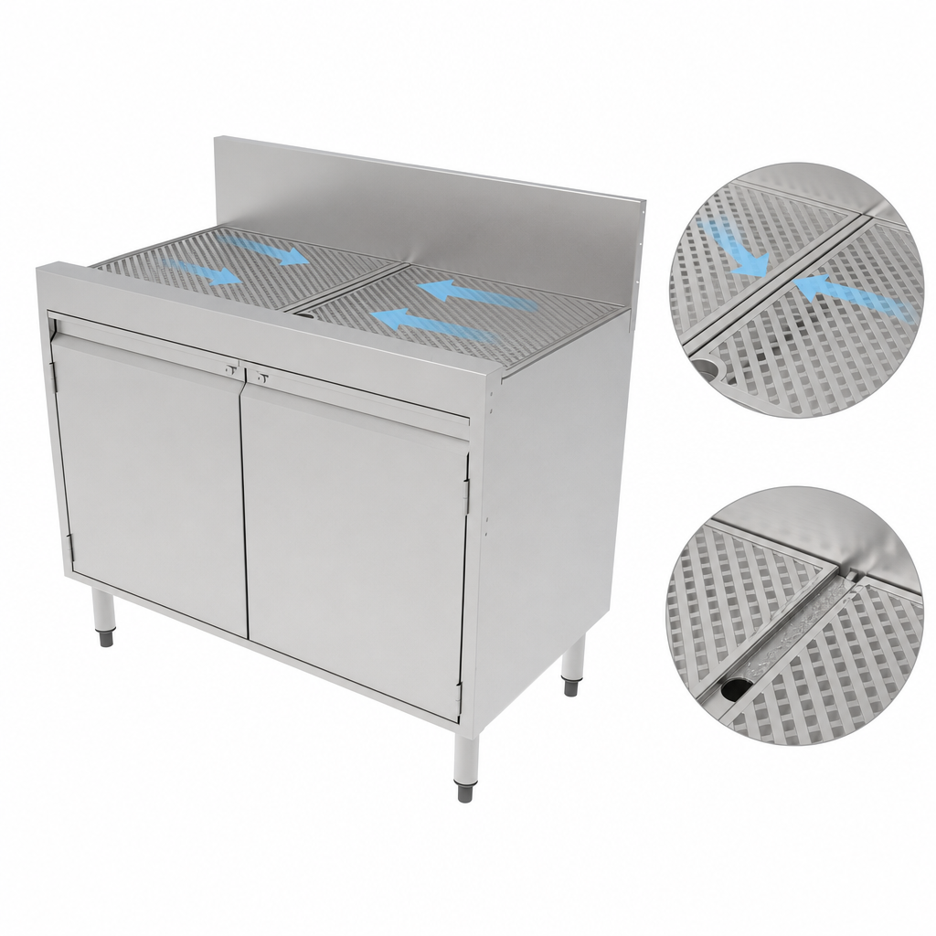 Pitched Drainboard Top