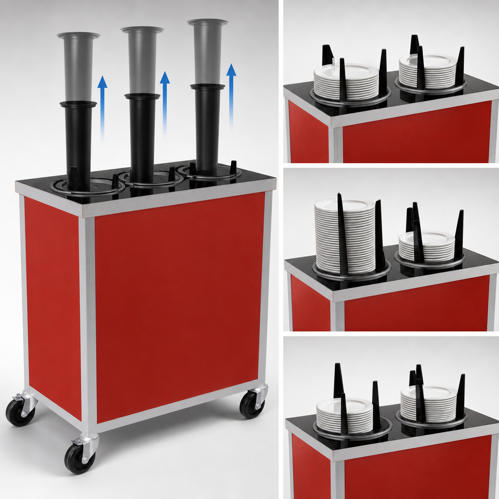 Three Self-Elevating Tubes
