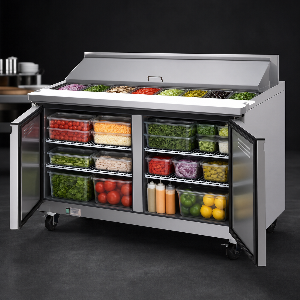 Two-Section Refrigerated Storage
