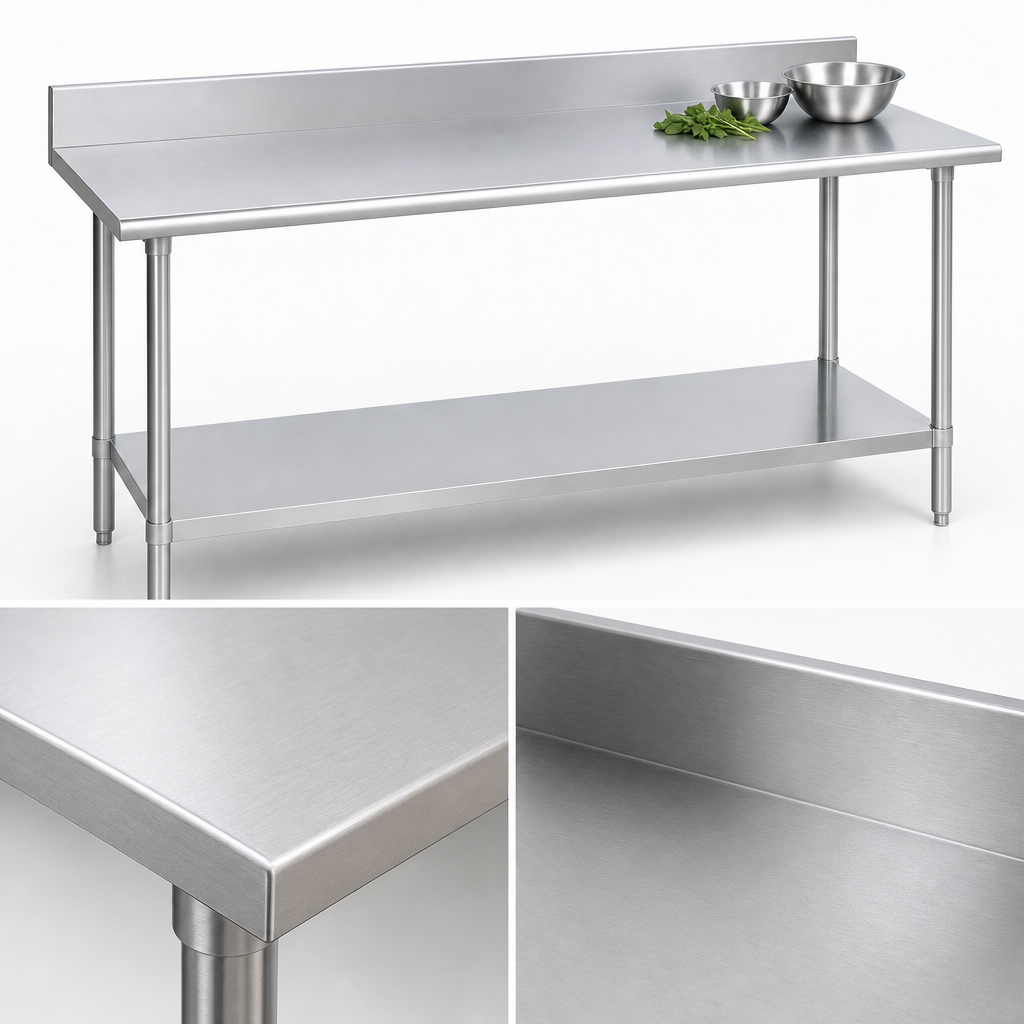 14-Gauge 300 Series Stainless Steel Top